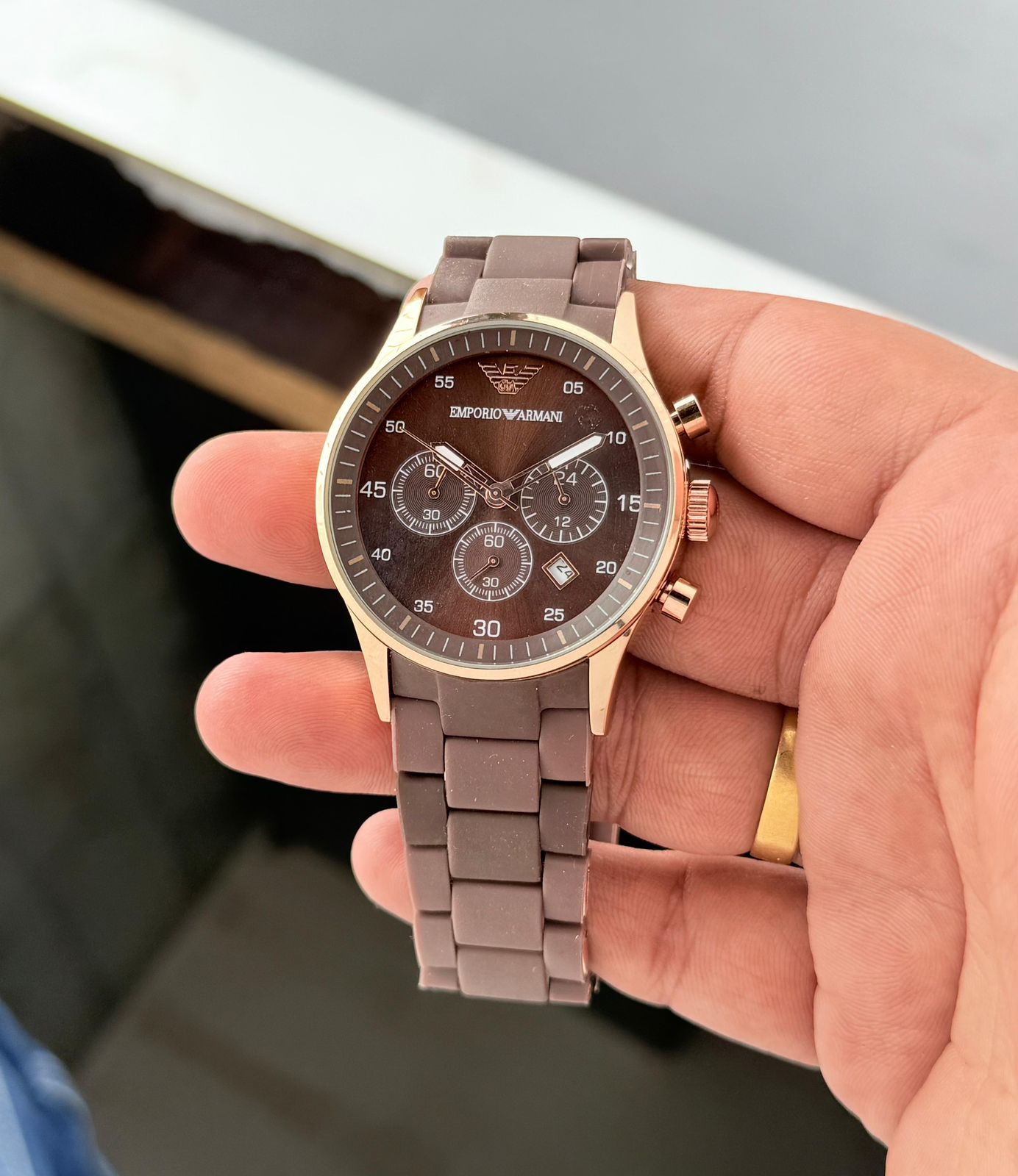 Full Brown Fibre Watch