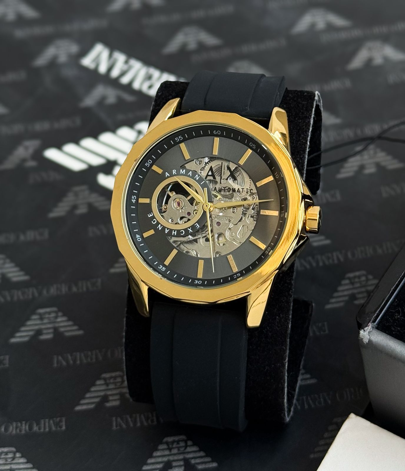 Black Gold Automatic Watch