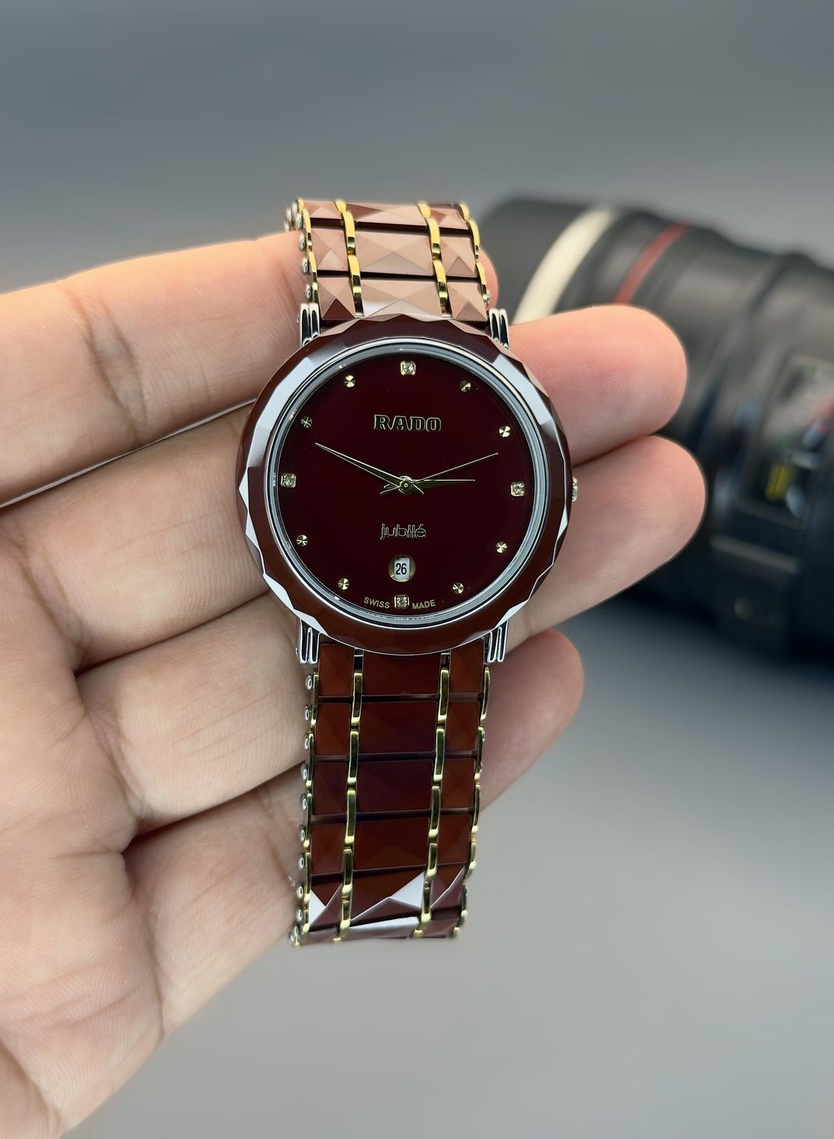 Brown Ceramic Watch
