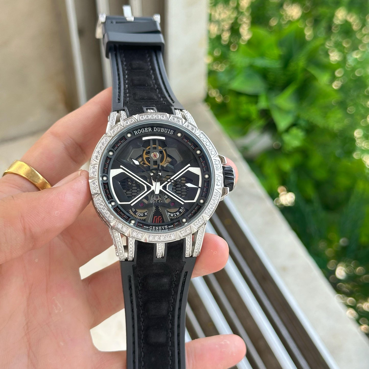 Black Silver Ultra Premium Automatic Watch