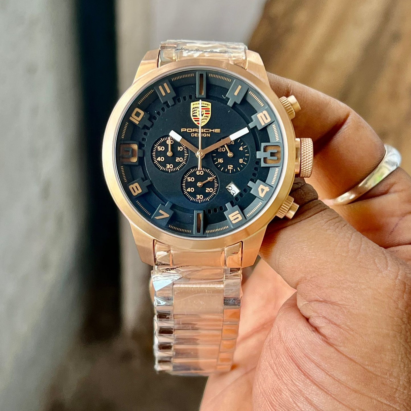RoseGold Black Ultra Premium Watch