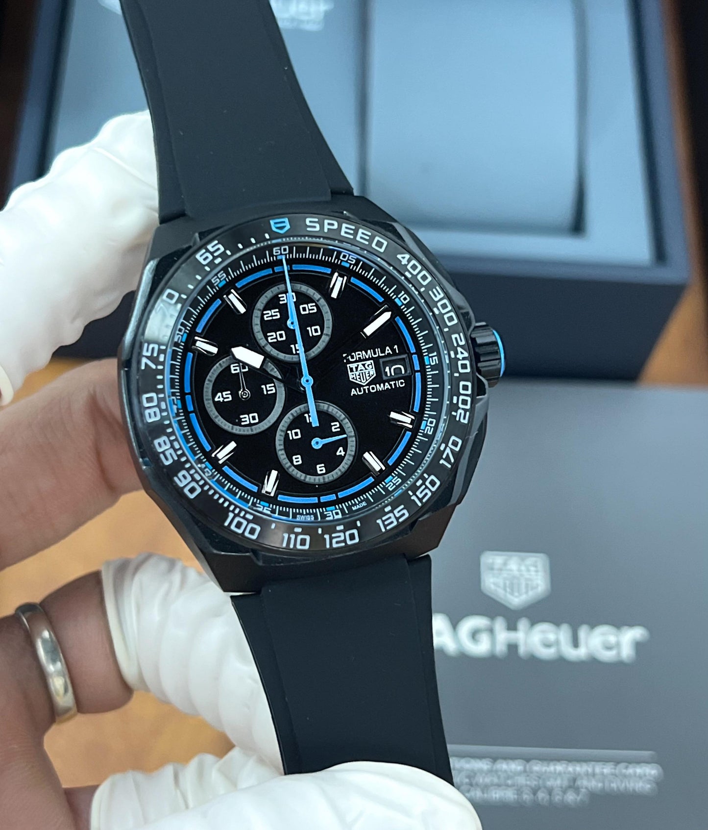Black Blue Chronograph Ultra Premium Watch