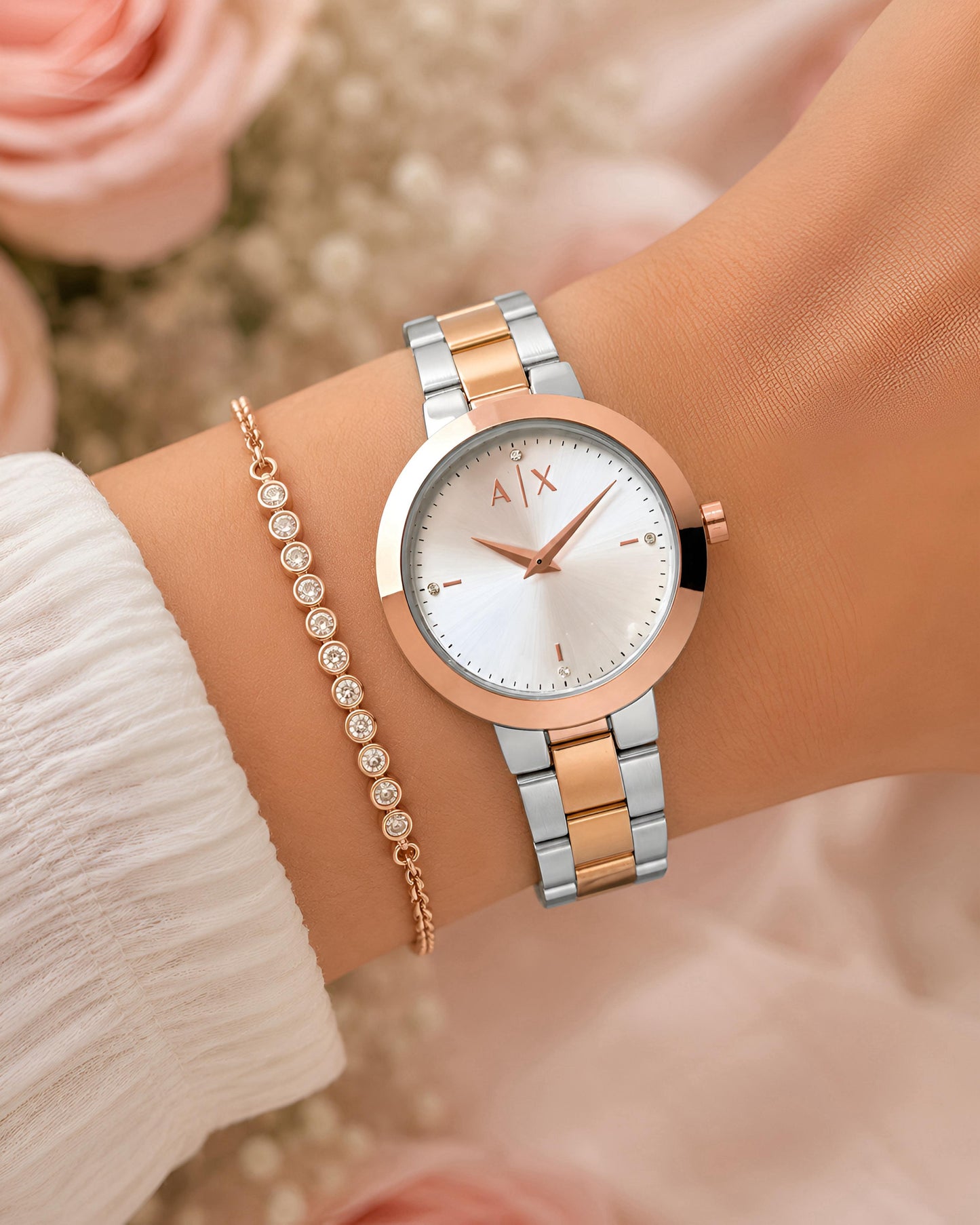 Silver RoseGold Women's Classic