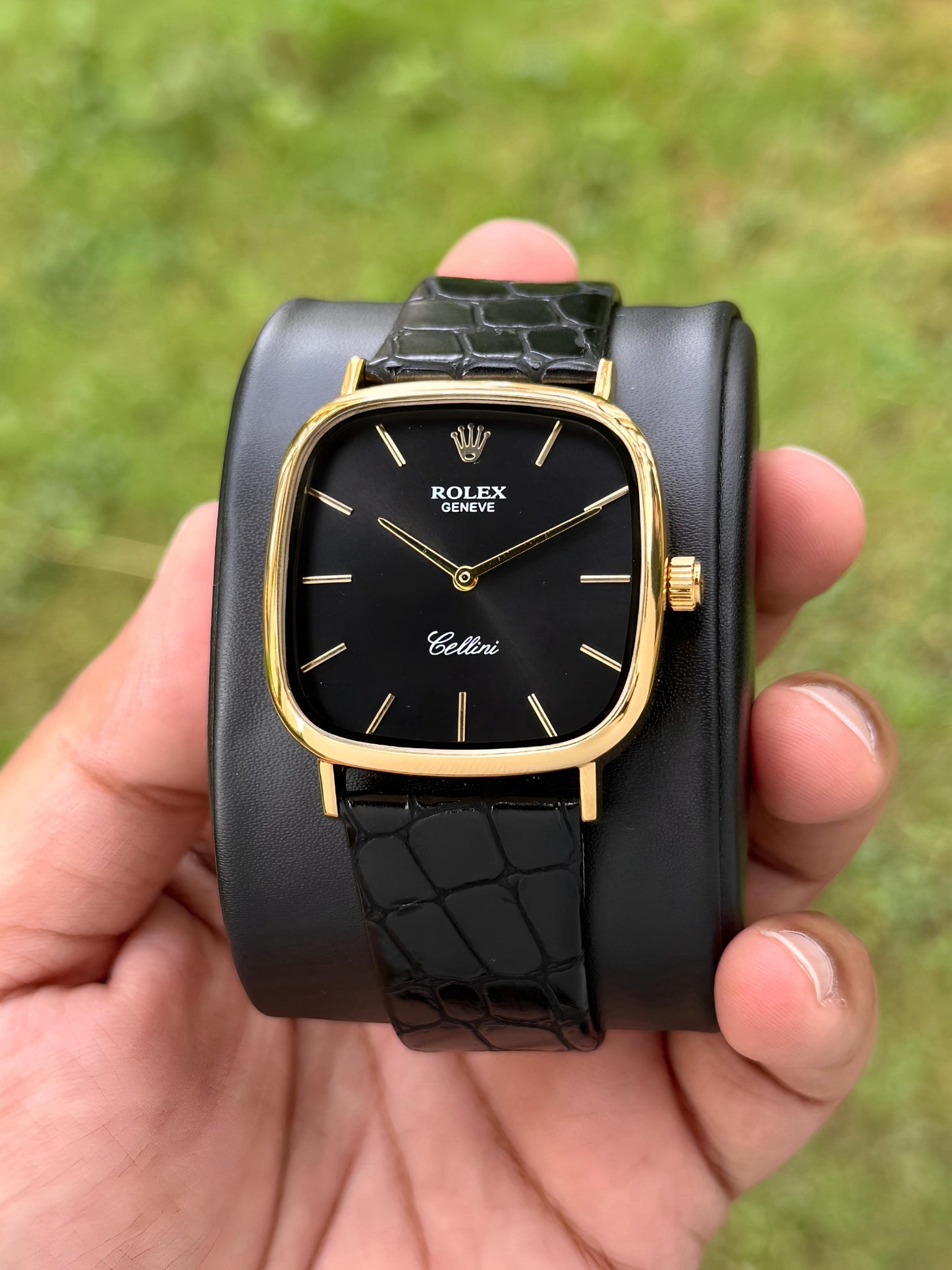 Black Gold Slim Classic Watch