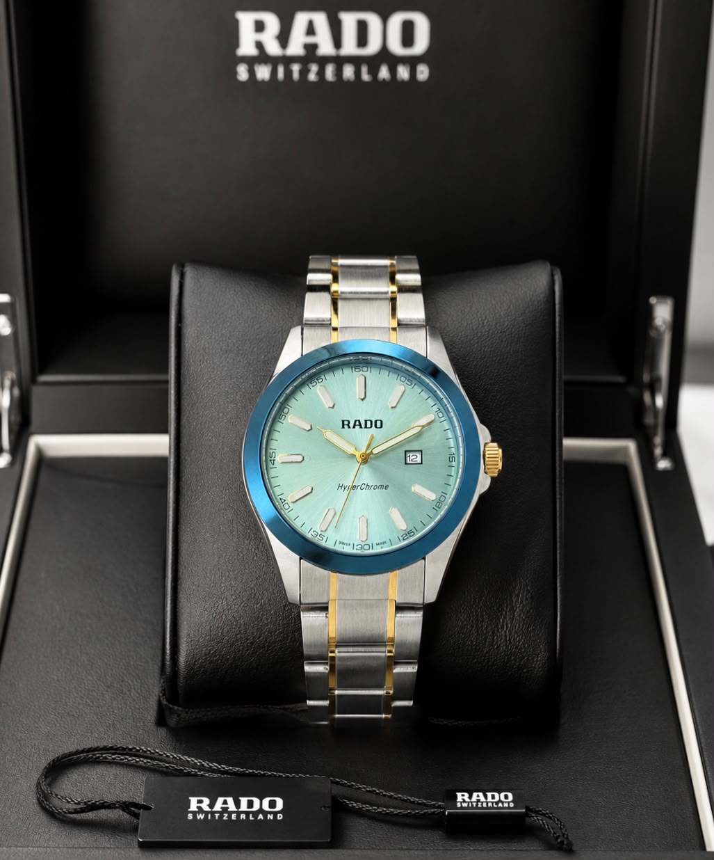 Silver Blue Classic Watch