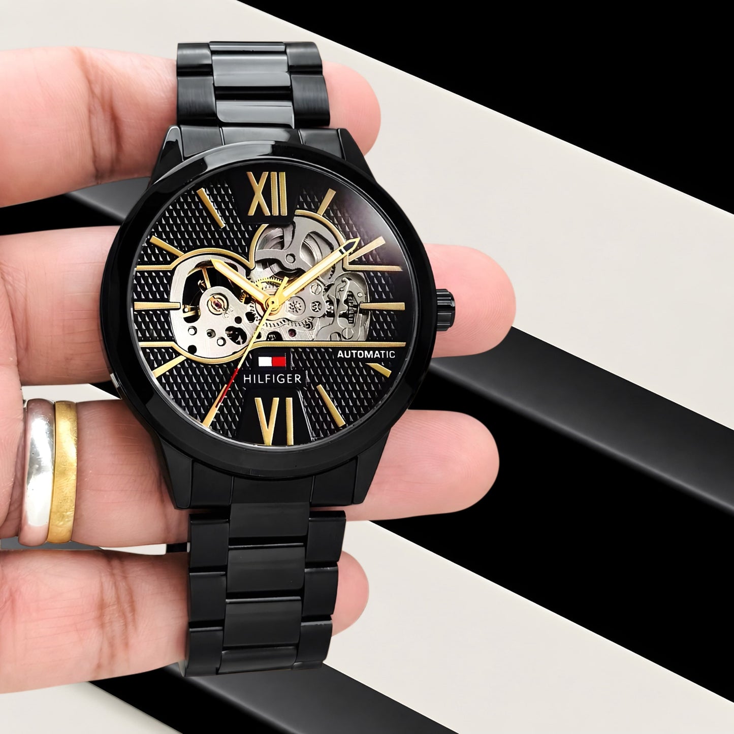 Black Gold Automatic Watch
