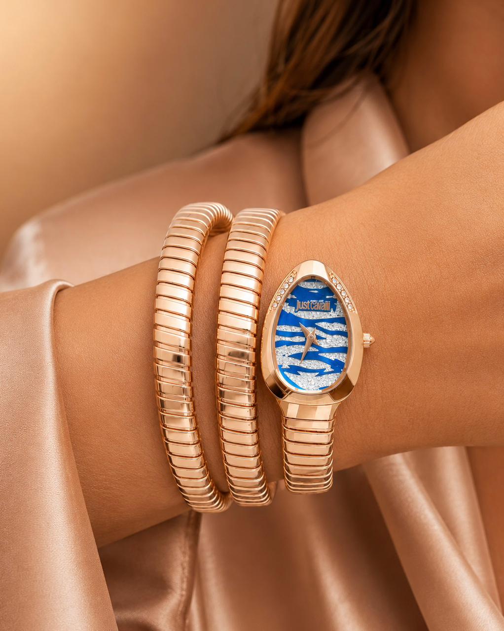 Rose Gold Blue Ultra Premium Women's Watch