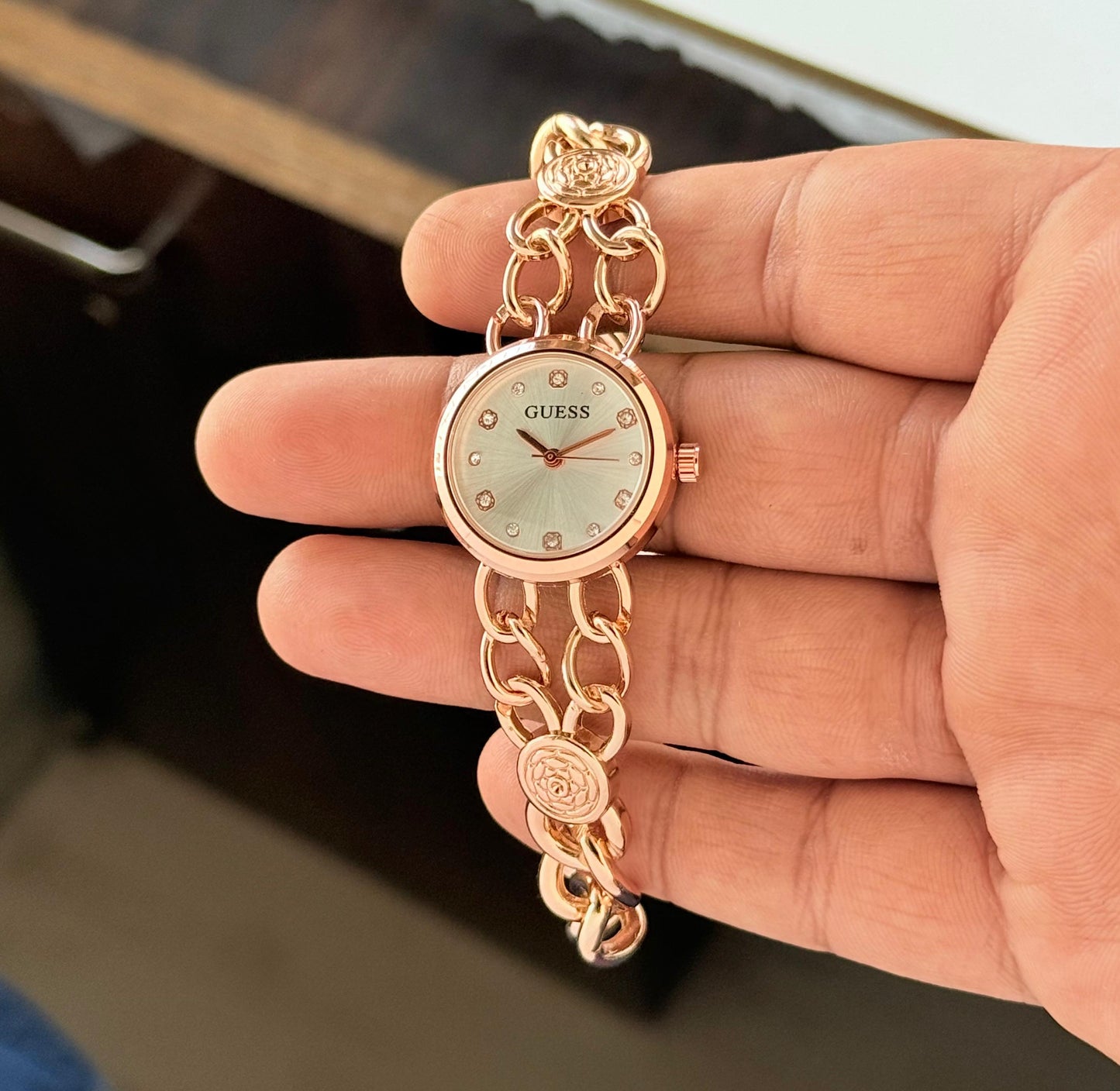 Rose Gold White Women Classics