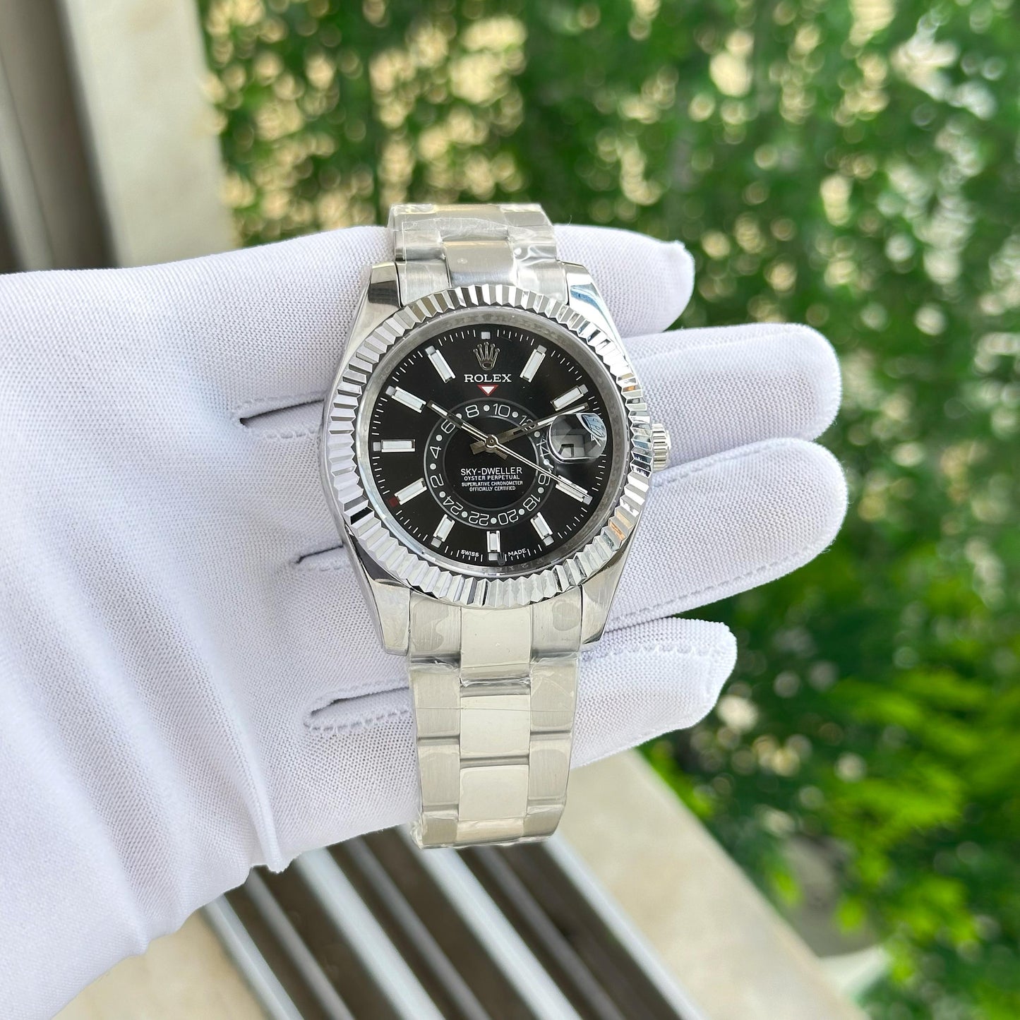 Silver Black Ultra Premium Automatic Watch