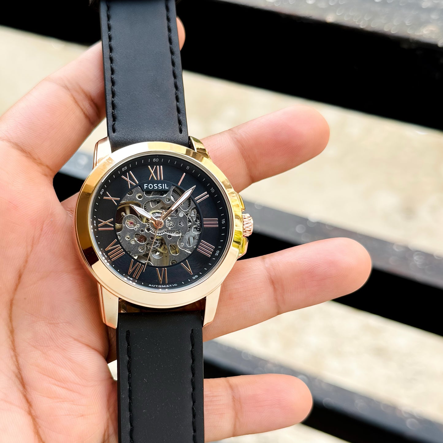Black Gold Automatic Watch