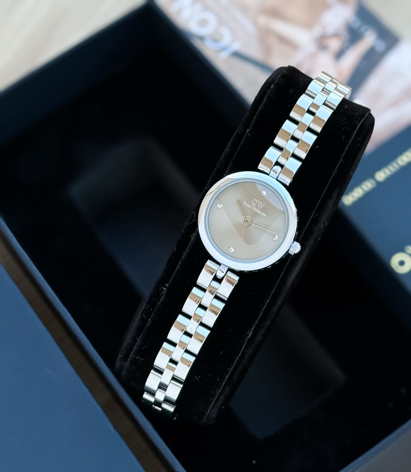 Silver Grey Classic Watch