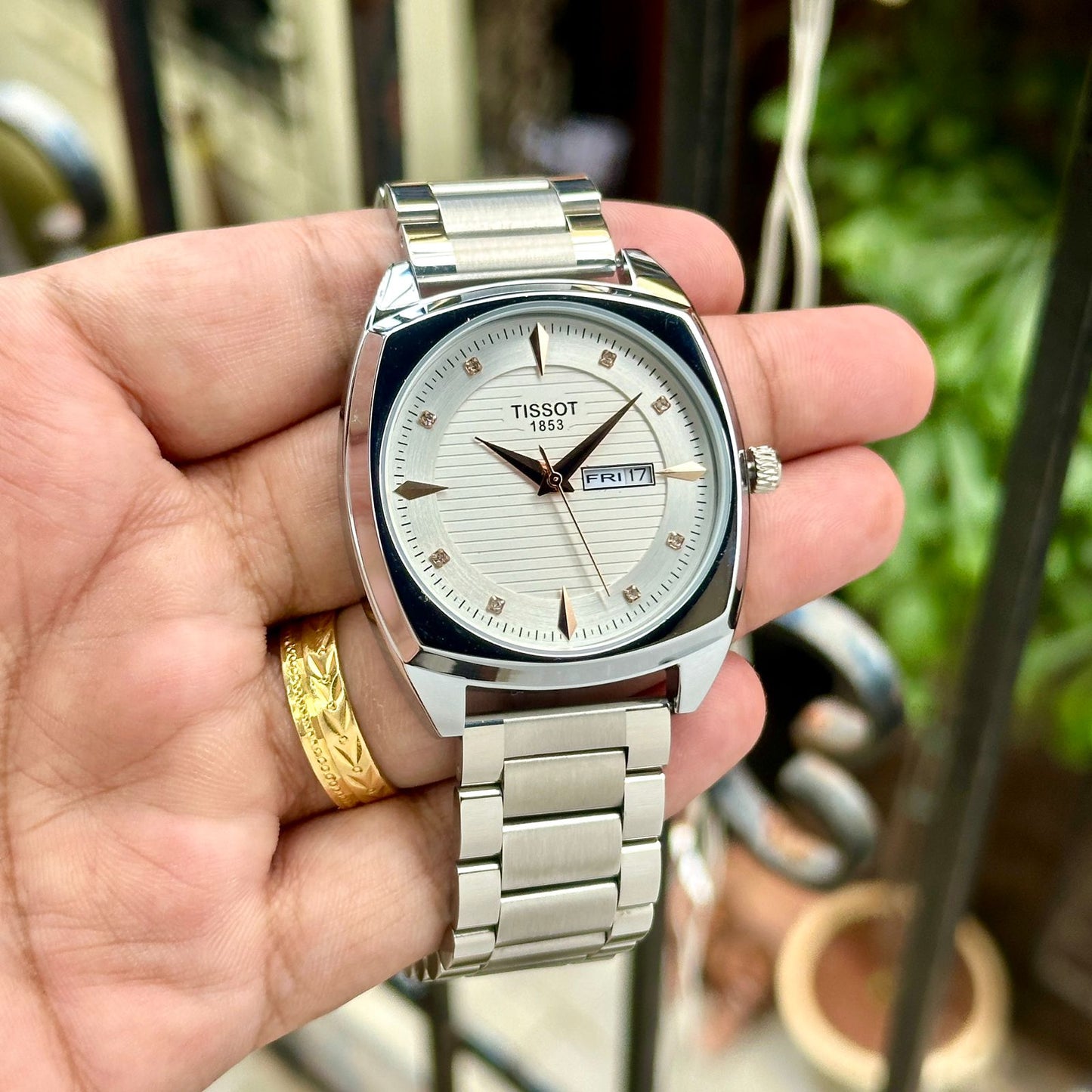 Silver White DayDate Watch