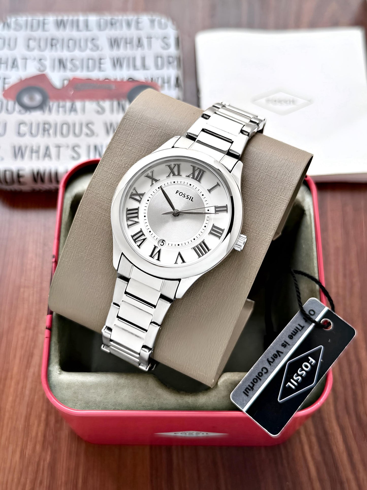 Full Silver Metal Women's Watch
