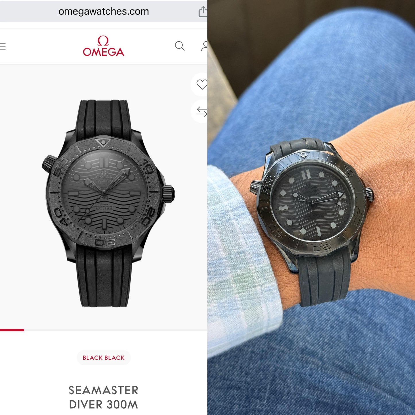 All Black Automatic Watch