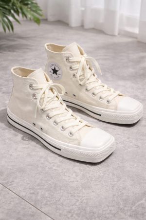 Convers Chuck Tylor All Star Square All White Cream