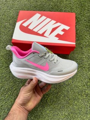 Nikke Zoom X Running Grey Pink smiley