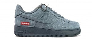Nikkee x Supreme Airforce 1 Low Grey Suede