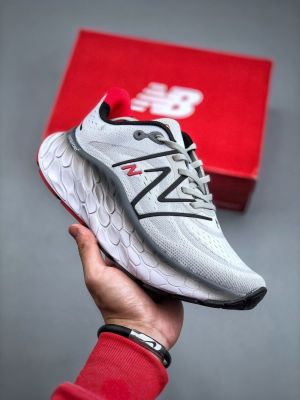 New Balence NB Fresh Foam X More v4 Marathon Cushioned Running Shoes Grey