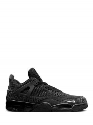 Nikkee Air Jordan 4 Retro Black Snakeskin Edition