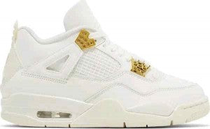 Nikkee Air Jordan 4 Retro Metallic Gold