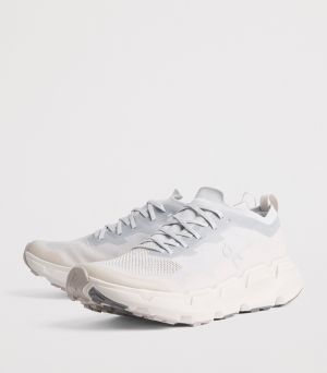 On Cloudsoma trail Grey White running shoe