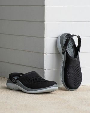 Croc lite ride 360 dark grey sole carry bag og box
