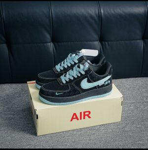NIKKE AIRFORCE 1 X GUCHI GG BLACK BLUE