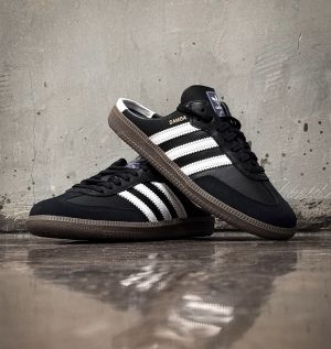 ADIDAAS SAMBA MULE BLACK WHITE FIX