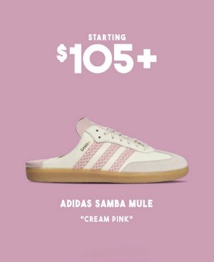 ADIDAAS SAMBA MULE CREAM PINK FIXX