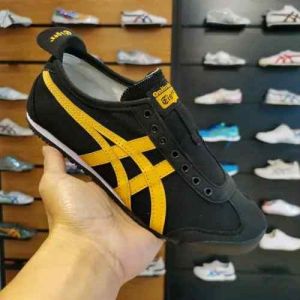 Onitsuk Tiger Mexico 66 Slip Black Yellow canvas fix