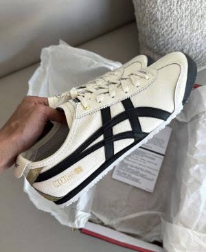 Onitsuk Tiger Mexico 66 White Black Gold fix