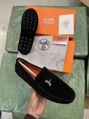 Hermez All Suede Premium Loafers Surplus Quality With All Accessories HX011