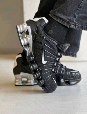 Nikkee Airmax Shox TL Black Metalic Silver
