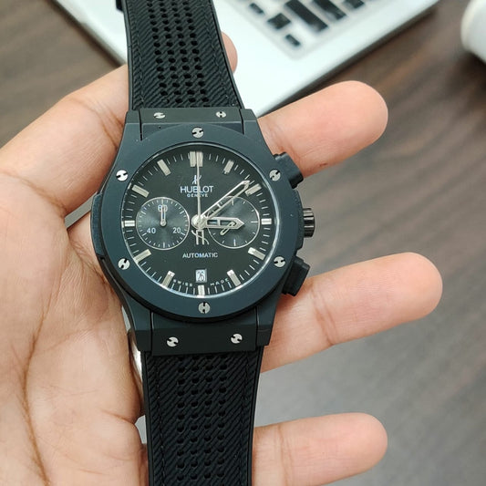 Full Black Fibre Watch