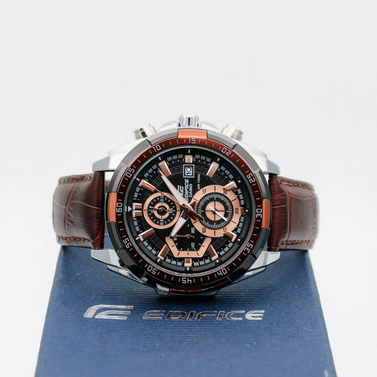 Brown Croco Leather Watch