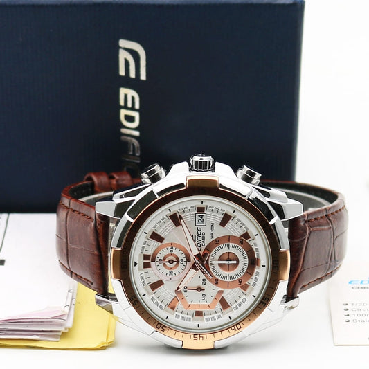 Brown Croco Leather Watch