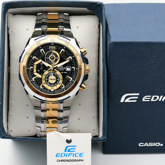 Silver Gold Dual Tone Metal Watch