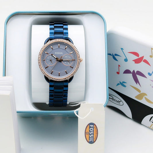 Full Blue Metal Watch