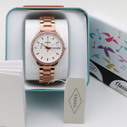 Rose Gold White Watch