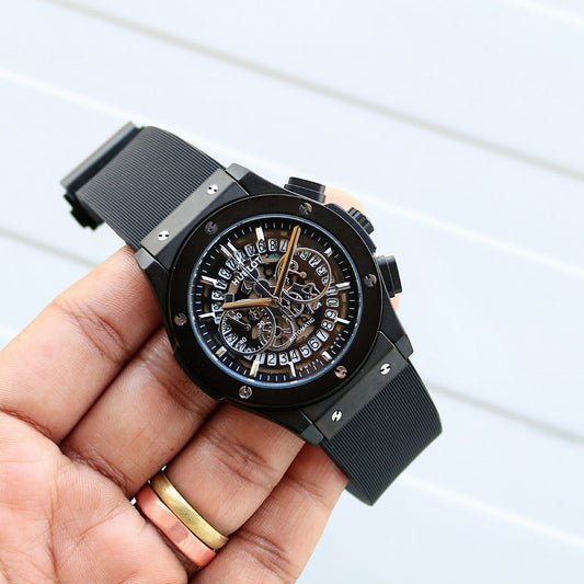 Full Black Fibre Watch
