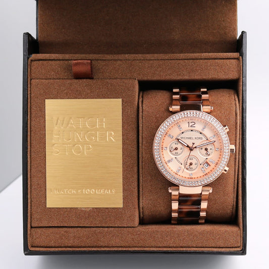 Brown Ceramic Chronograph Watch