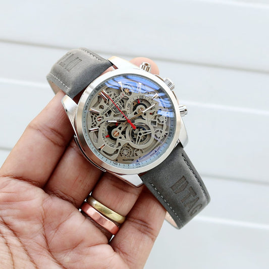 Silver Grey Chronograph Watch