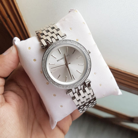Full Silver Metal Watch