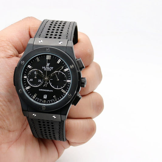 Full Black Fibre Watch