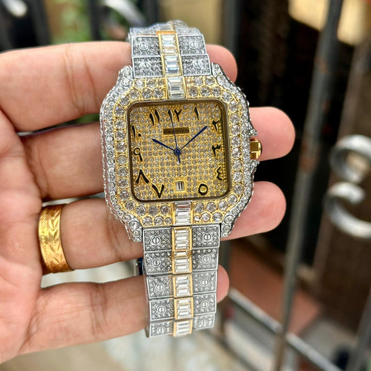Full Diamond Metal Watch