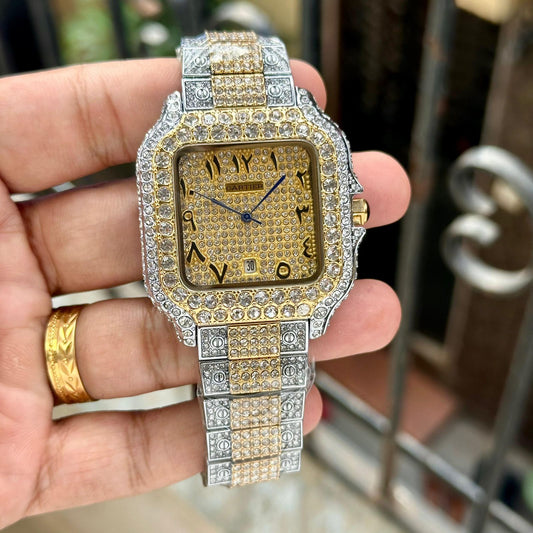 Full Diamond Metal Watch