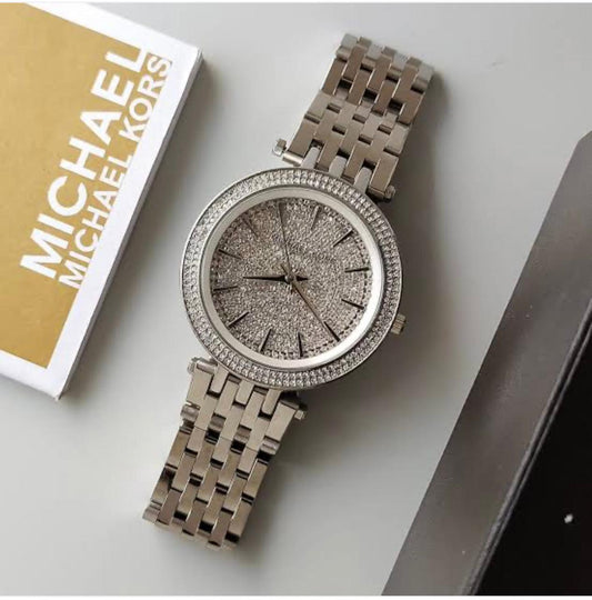 Full Silver Metal Watch