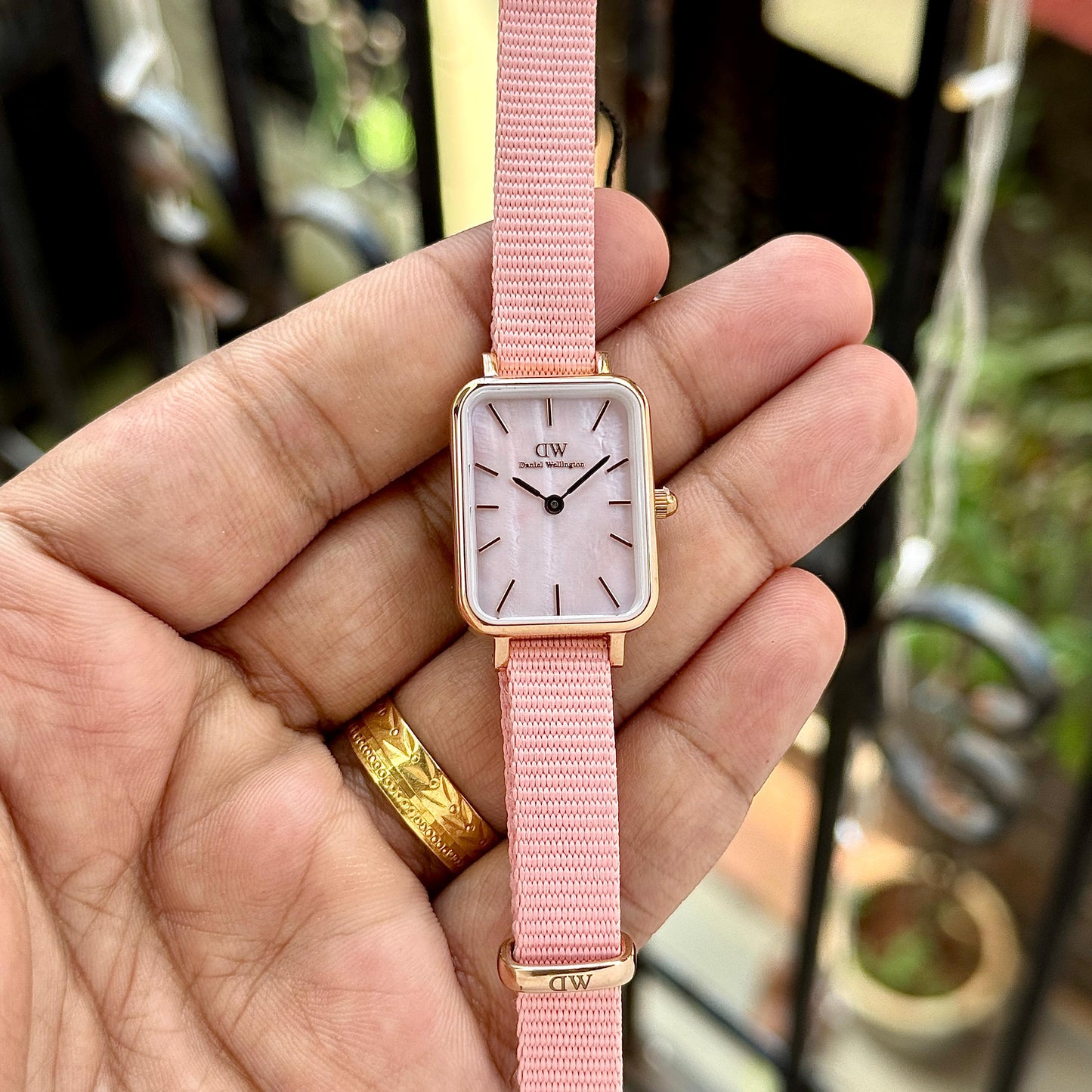 Pink Leather Watch