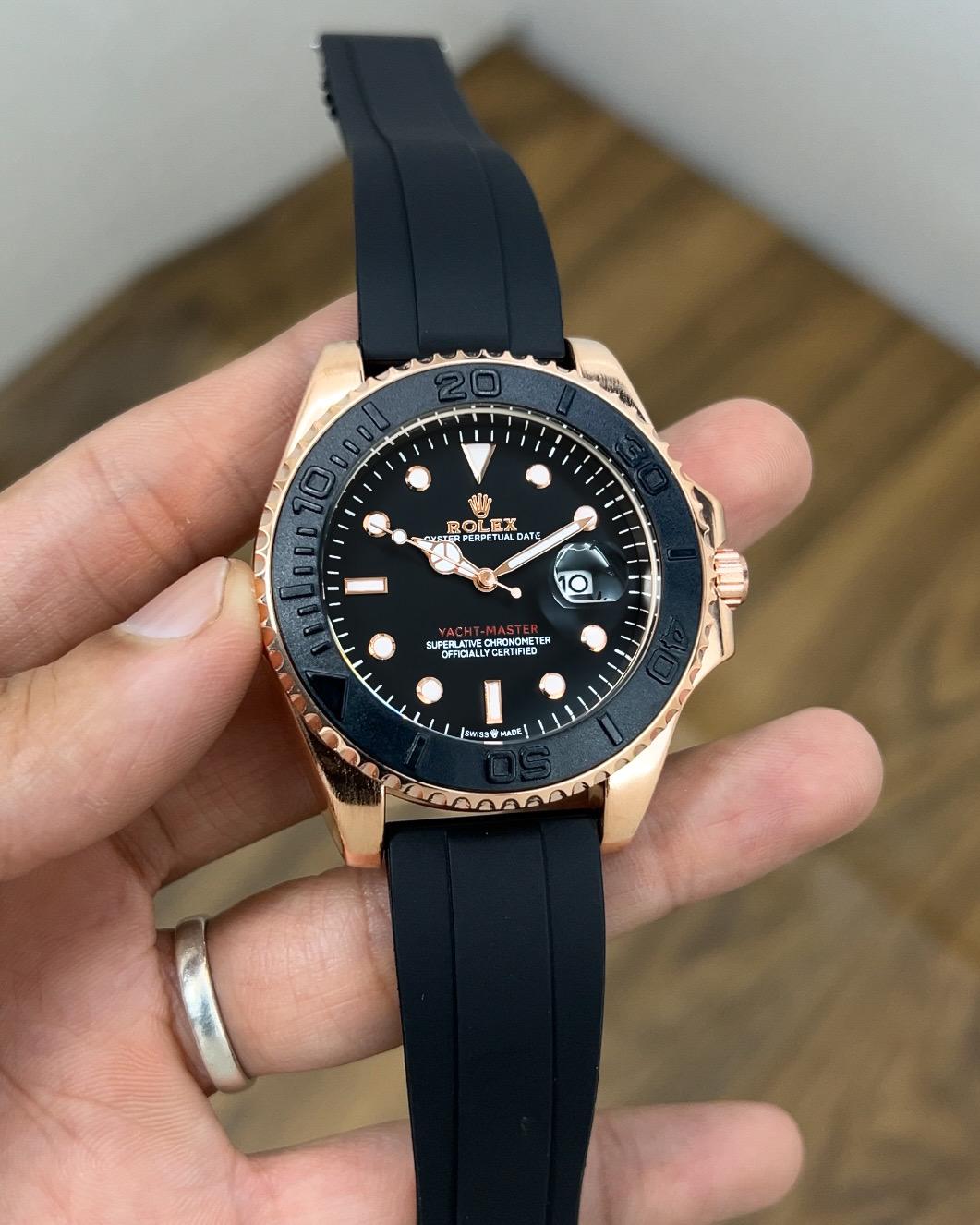 Black Copper Quartz Watch