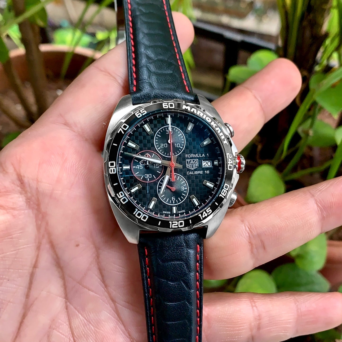Black Chronograph Watch
